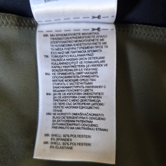 ADIDAS ClimaLite Women's Khaki Green Full Zip Hooded Running Jacket - Picture 15 of 16